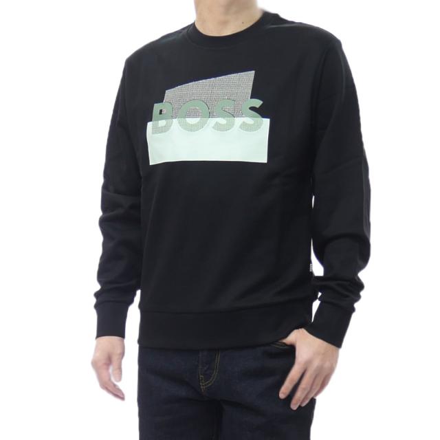 HUGO BOSS ヒューゴボス トレーナー メンズ 長袖 50555822 10277889 / C-Soleri 250 ブラック