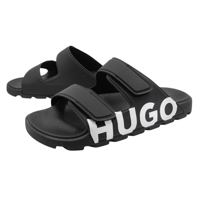 HUGO・HUGO BOSS ヒューゴボス サンダル メンズ ストラップサンダル 50542042 10271706 / Evander_Sand_lg ブラック