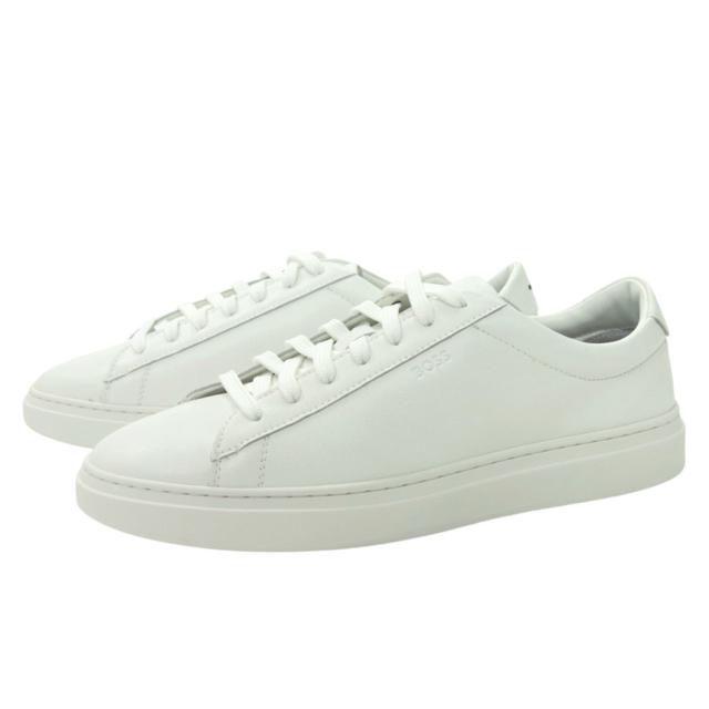 HUGO BOSS ヒューゴボス スニーカー メンズ ローカットスニーカー 靴 シューズ 50552853 10228535/Kieran_Tenn_allt ホワイト