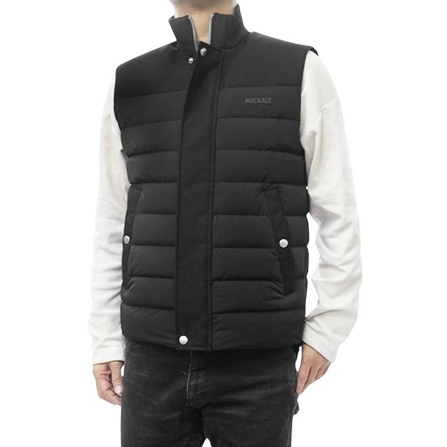 セールAW MACKAGE マッカージュ メンズダウンベスト BRODY ブラック 41,990円