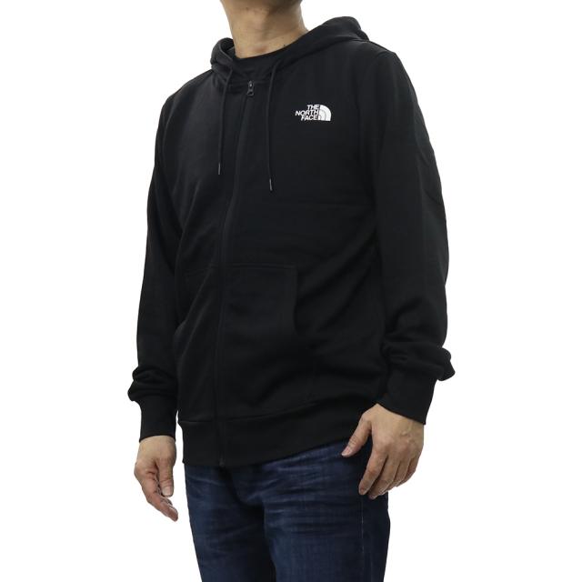 THE NORTH FACE ノースフェイス パーカー メンズ ジップアップパーカー 長袖 NF0A8GQ7 / M SD LIGHT REG FZ HD ブラック
