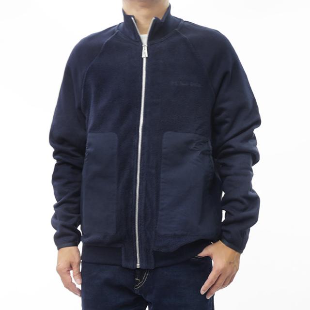 セールAW PS PAUL SMITH ポールスミス メンズ フリースジップアップスウェット M2R 216Z T22473 ネイビー