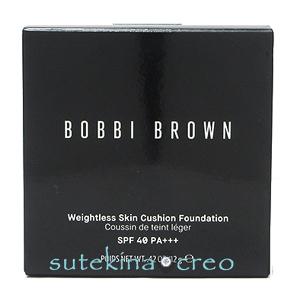 訳あり ボビイ ブラウン ウェイトレス スキン クッション ファンデーション 03 ライト 12g