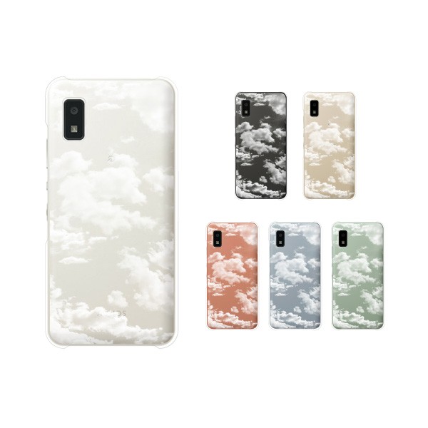 AQUOS wish2 ( docomo SH-51C / Y! mobile ) スマホ ケース カバー AQUOSwish2 アクオスウィッシュ2  空1 シンプル 空 雲 クリアデザインの通販はau PAY マーケット - スマモール | au PAY マーケット－通販サイト