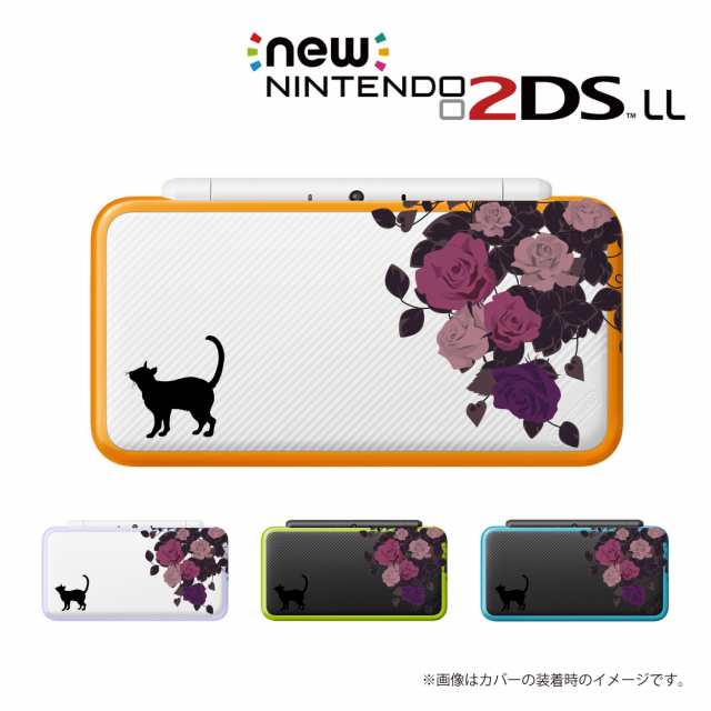 new ニンテンドー 2DS LL ケース カバー クリア 2DSLL Nintendo ネコと