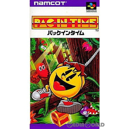 【中古即納】[箱説明書なし][SFC] パックインタイム(Pac-In-Time) ナムコ(19950103)