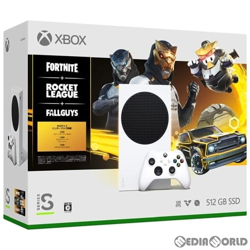 【中古即納】[XboxX/S] (本体)Xbox Series S 512GB Fortnite(フォートナイト)/Rocket League(ロケットリーグ)/Fall Guys(フォールガイズ)同梱版(RRS-00086) マイクロソフト (20221129)