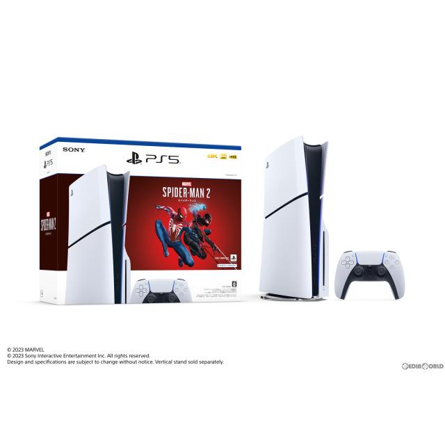 【中古即納】[PS5] (本体)PlayStation5(プレイステーション5) slimモデル(スリムモデル) Marvel's Spider-Man 2(マーベル スパイダーマン2) 同梱版(CFIJ-10020) ソニー・インタラクティブエンタテインメント (20231220)_1