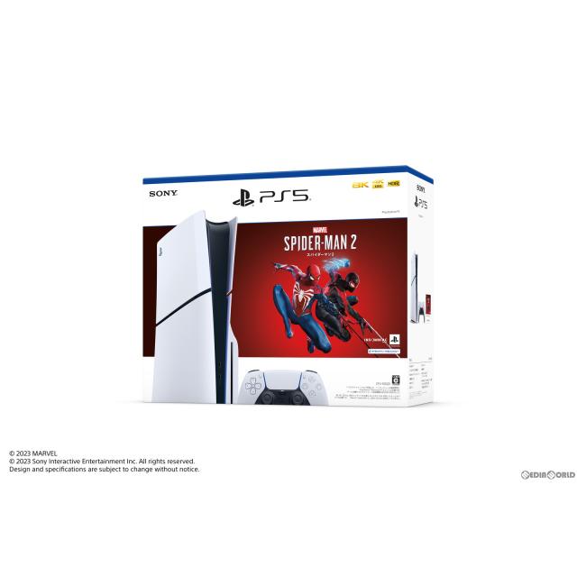 【中古即納】[PS5] (本体)PlayStation5(プレイステーション5) slimモデル(スリムモデル) Marvel's Spider-Man 2(マーベル スパイダーマン2) 同梱版(CFIJ-10020) ソニー・インタラクティブエンタテインメント (20231220)_2