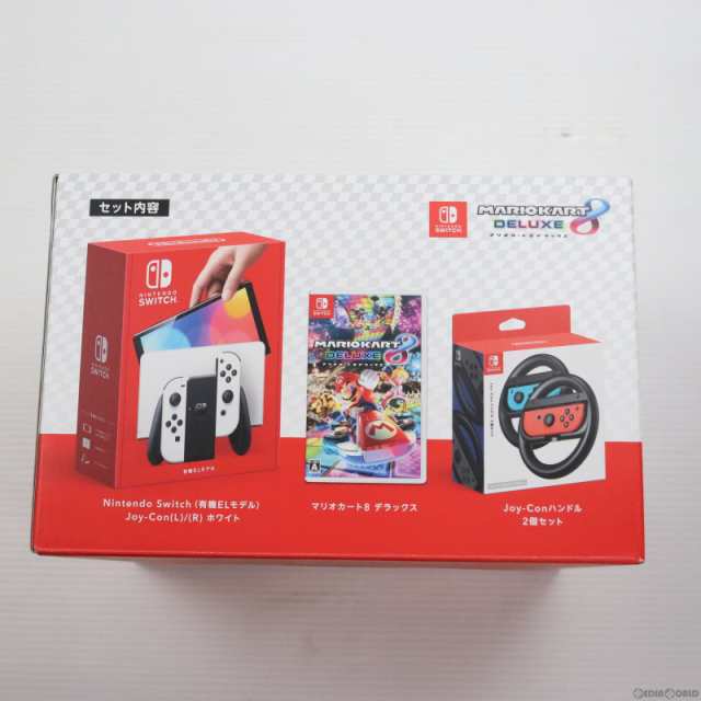 中古即納】[Switch](本体)(未使用)Nintendo Switch(有機ELモデル)(ニンテンドースイッチ) コストコオリジナルセット マリオカート8  デの通販はau PAY マーケット - メディアワールド販売＆買取SHOP | au PAY マーケット－通販サイト