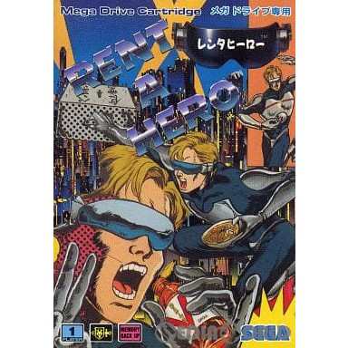 【中古即納】[MD]RENT A HERO(レンタヒーロー)(ROMカートリッジ/ロムカセット)(19910920)