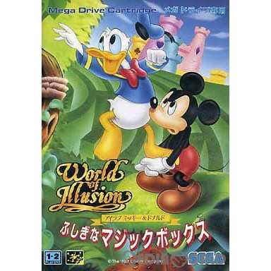 お得品][箱説明書なし][MD]World of Illusion(ワールド オブ