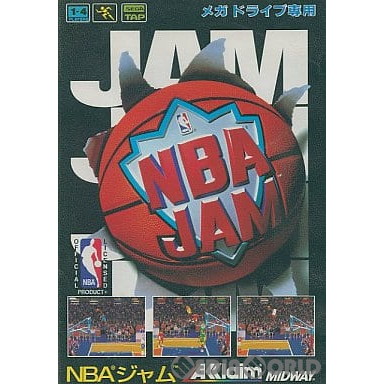 【中古即納】[MD] NBA JAM(NBAジャム)(ROMカートリッジ/ロムカセット) アクレイムジャパン (19940429)の通販は 5,909円