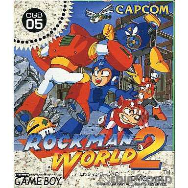 箱説明書なし][GB]ロックマンワールド2(ROCKMAN WORLD 2)(19911220