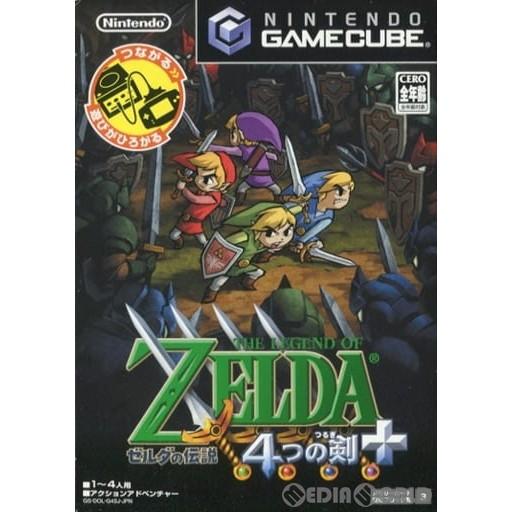 【中古即納】[お得品][表紙説明書なし][GC] (GBAケーブルなし) ゼルダの伝説 4つの剣+ 任天堂 (20040318)