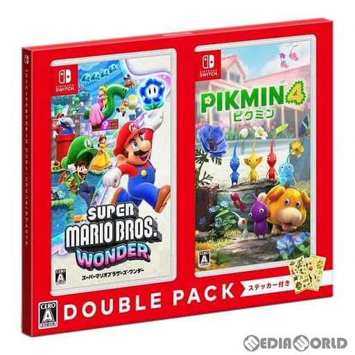 【新品】【お取り寄せ】[Switch] 『スーパーマリオブラザーズ ワンダー・Pikmin 4(ピクミン４)』ダブルパック 任天堂 (20231208)の通販は