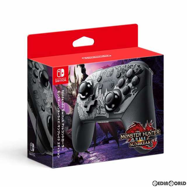 【中古即納】[ACC][Switch] Nintendo Switch Proコントローラー(ニンテンドースイッチ プロコントローラー) モンスターハンターライズ:サンブレイクエディション 任天堂(HAC-A-FSSKQ)(20220630)の通販は