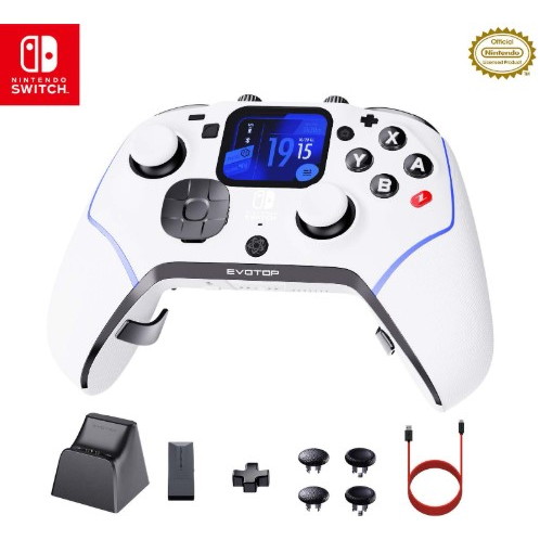 【中古即納】[ACC][Switch] EVOTOP(White)(エヴォトップ ホワイト) 任天堂ライセンス商品 瑞起(ZKNS-015-WH)(20241223)の通販は 22,580円