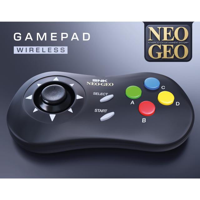 【予約前日出荷】[ACC][NG] NEOGEO AES+(ネオジオ エーイーエスプラス) ワイヤレスゲームパッド(ブラック) PLAION(1180853)(20261112)