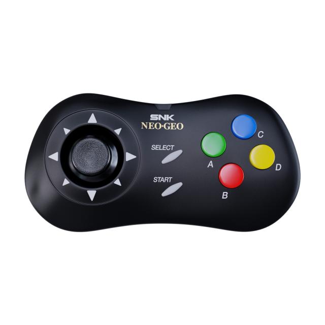 【予約前日出荷】[ACC][NG] NEOGEO AES+(ネオジオ エーイーエスプラス) ワイヤレスゲームパッド(ブラック) PLAION(1180853)(20261112)_1