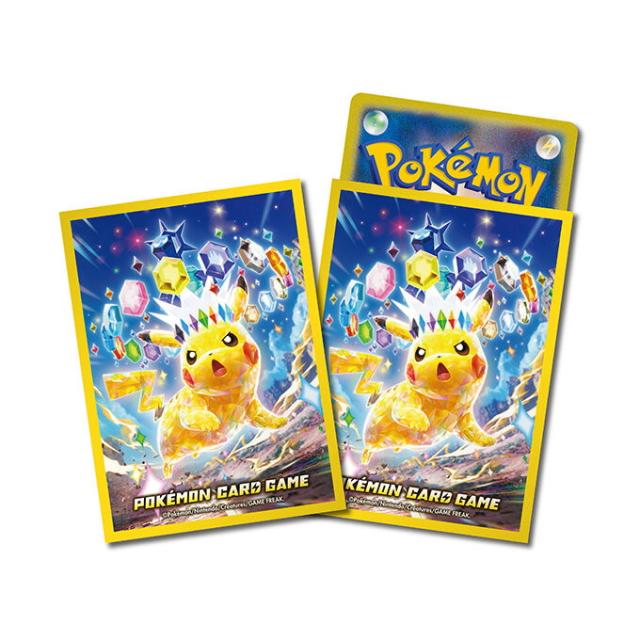【新品即納】[TCG] ポケモンカードゲーム デッキシールド プレミアム・グロス テラスタイプ:ステラ ピカチュウ(20241018)