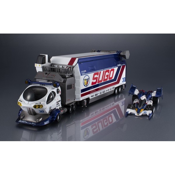 【予約安心出荷】[FIG] C.F.C.サイバーフォーミュラコレクション -Heritage Edition- DX スゴウレガード10V5000 スーパーアスラーダ01 サーキットモード 新世紀GPXサイバーフォーミュラ 完成品 可動フィギュア メガハウス(2026年10月)