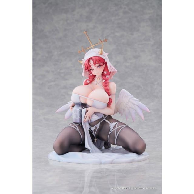 【予約安心出荷】[FIG] 色紙 タペストリー付属 天使の聖水 ミリア 豪華版 Illustrated by Sueスーエ 1/6 完成品 フィギュア HanaBee(ハナビー)(2027年1月)