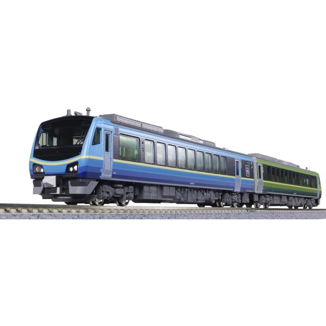 【新品】【お取り寄せ】[RWM] 10-1918 HB-E300系「SATONO」 2両セット(動力付き) Nゲージ 鉄道模型 KATO(カトー)(20250130)