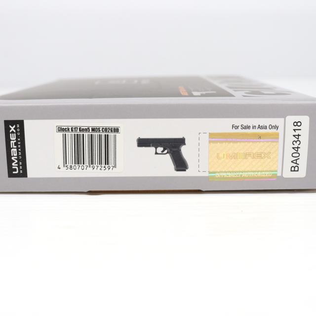 【新品】【お取り寄せ】[MIL] BATON airsoft(バトンエアソフト) CO2ガスブローバック GLOCK(グロック) G17 Gen5 MOS CO2GBB【JASG認定】(G17-GEN5-MOS) (18歳以上専用)(20240516)_2