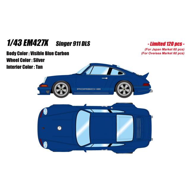 予約安心出荷】[MDL] 1/43 Singer(シンガー) 911 DLS ヴィジブルブルー