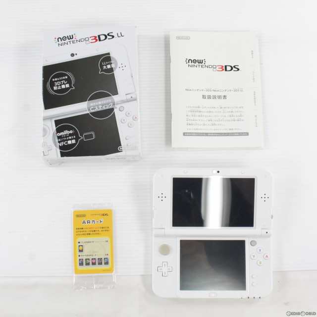 中古即納】[本体][3DS]Newニンテンドー3DS LL パールホワイト(RED-S