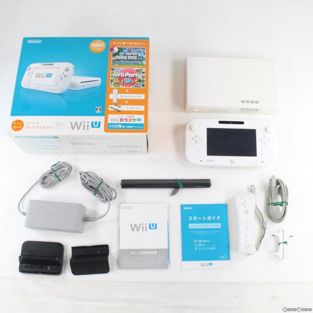 【中古即納】[本体][WiiU]Wii U すぐに遊べるファミリープレミアムセット(シロ)(WUPSWAFS)(20131031)の通販は