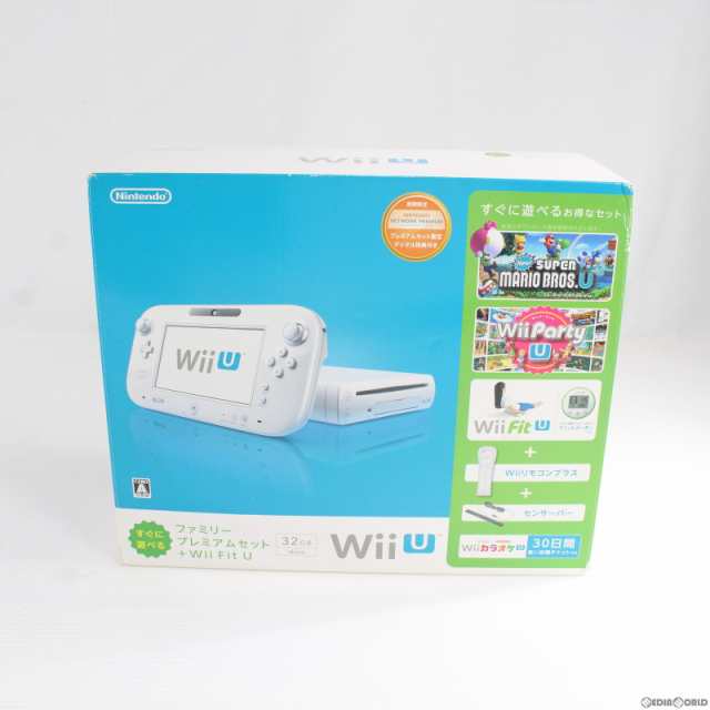 【中古即納】[本体][WiiU]Wii U すぐに遊べるファミリープレミアムセット+Wii Fit  U(シロ)(WUP-S-WAFT)(20131031)｜au PAY マーケット