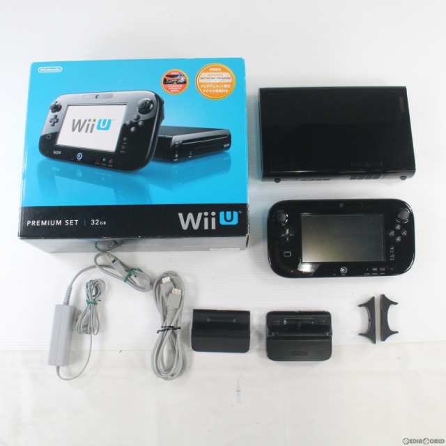 【中古即納】[本体][WiiU]Wii U プレミアムセット 黒 PREMIUM SET  kuro(本体メモリー32GB)(WUP-S-KAFC)(20121208)｜au PAY マーケット