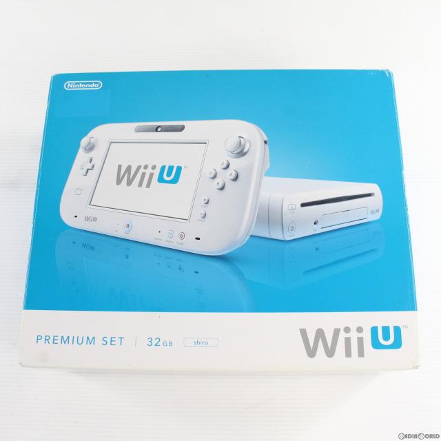 【中古即納】[本体][WiiU]Wii U プレミアムセット 白 PREMIUM SET shiro(本体メモリー32GB)(WUPS