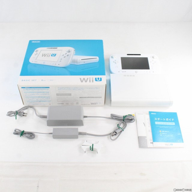 すぐ遊べるセット】 任天堂 WiiU 8gb 白 ベーシック 09-189 - 家庭用