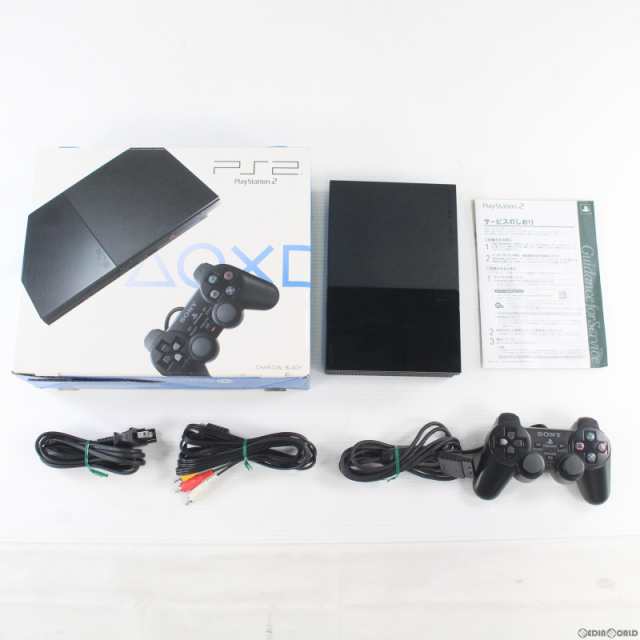 中古即納】[本体][PS2]プレイステーション2 PlayStation2 チャコール ...