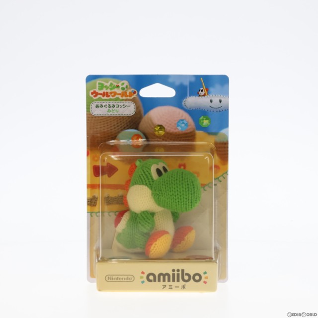 【中古即納】[ACC][Switch]amiibo(アミーボ) あみぐるみヨッシー みどり(ヨッシー ウールワールドシリーズ)  任天堂(NVL-C-YAAA)(20150716｜au PAY マーケット