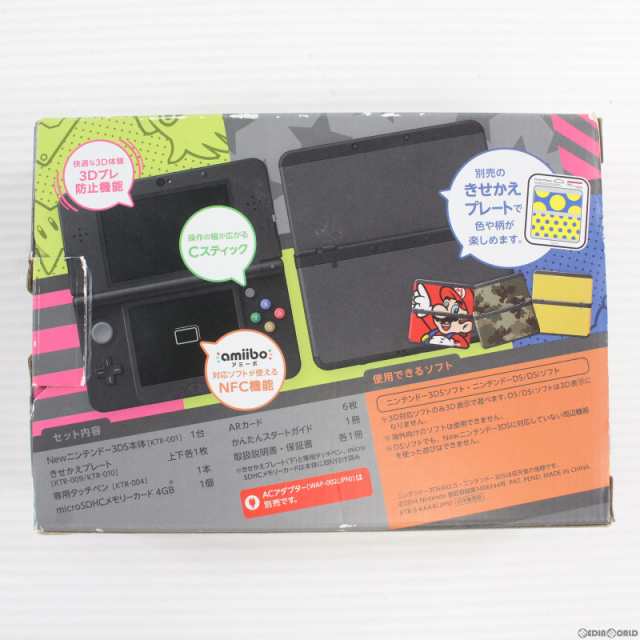 中古即納】[本体][3DS]Newニンテンドー3DS ブラック(KTR-S-KAAA