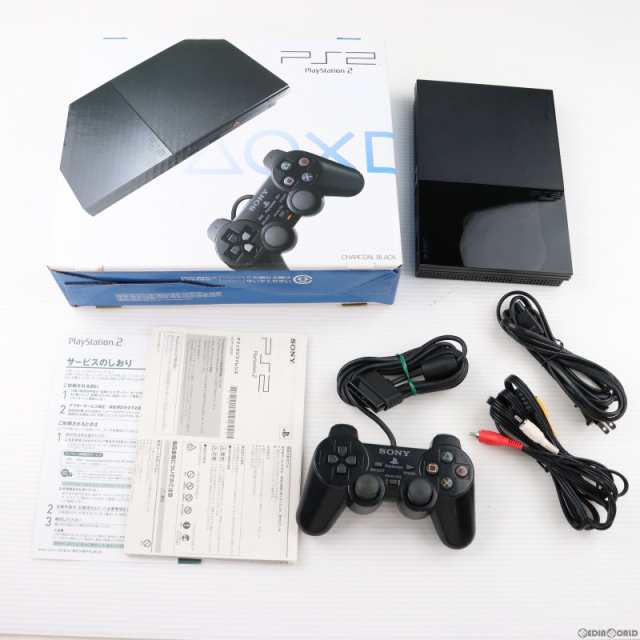 中古即納】[本体][PS2]プレイステーション2 PlayStation2 チャコール ...