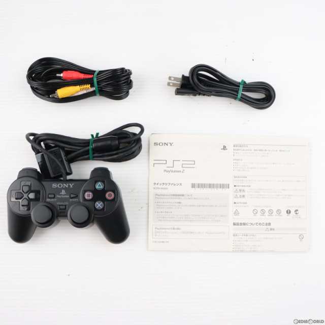 【中古即納】[本体][PS2]プレイステーション2 PlayStation2  チャコール・ブラック(SCPH-90000CB)(20071122)｜au PAY マーケット