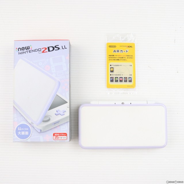 中古即納】[本体][3DS]Newニンテンドー2DS LL ホワイト×ラベンダー(JAN