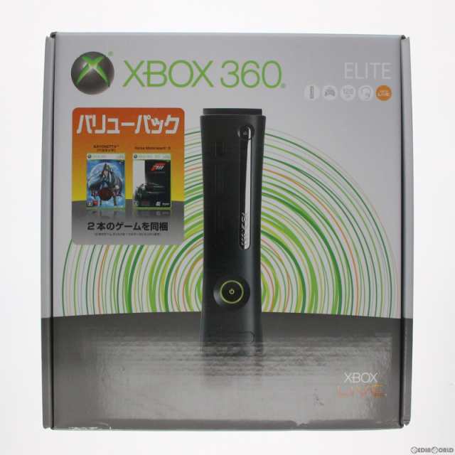 中古即納】[本体][Xbox360]Xbox 360 エリート バリューパック 120GB