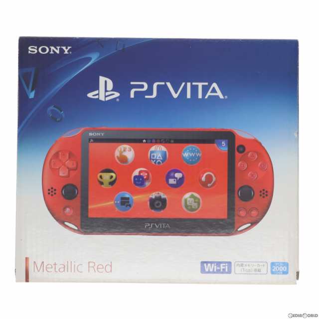 【新品未使用品】PS Vita PCH-2000ZA26 メタリックレッド