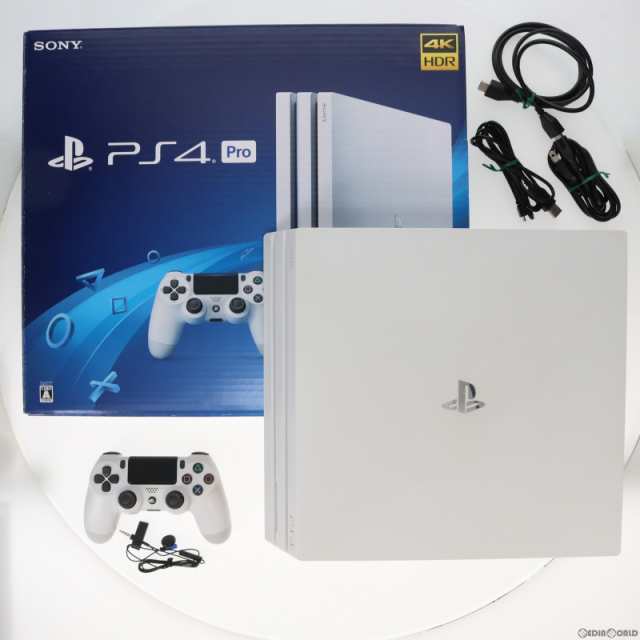 【美品】PlayStation 4 Pro グレイシャー ホワイト 1TB