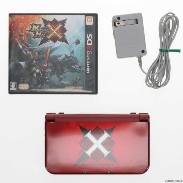 公式特典付 【美品】NEW Nintendo 3DS LL モンスターハンタークロスver