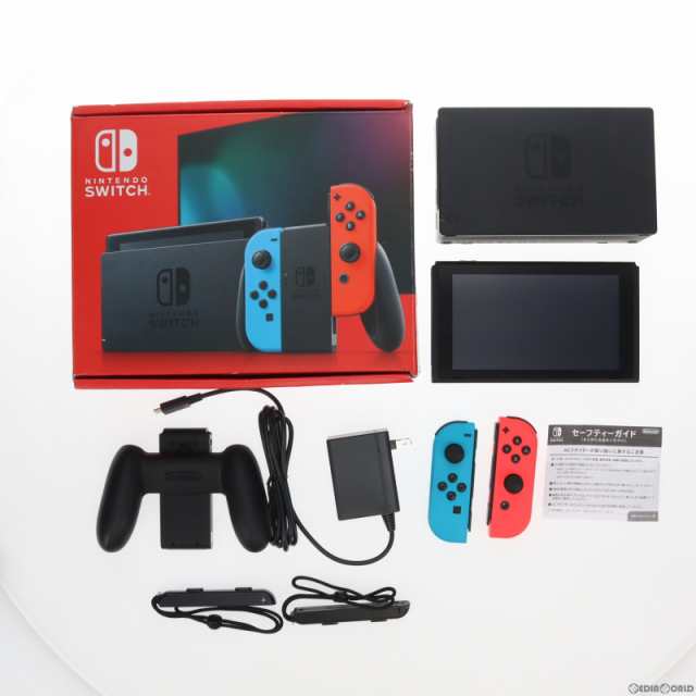 即納】[本体][Switch]Nintendo Switch(ニンテンドースイッチ) Joy-Con(L) ネオンブルー/(R) ネオン レッド(HAD-S-KABAH)(20221117)-海外お取寄せ商品の通販