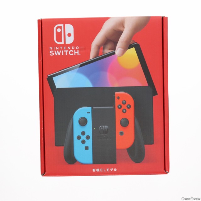 中古即納】[本体][Switch]Nintendo Switch(有機ELモデル) ニンテンドースイッチ Joy-Con(L) ネオン