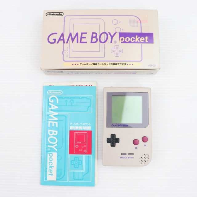 【中古即納】[本体][GB]ゲームボーイポケット GAMEBOY pocket グレー(MGB-001)(19960721)