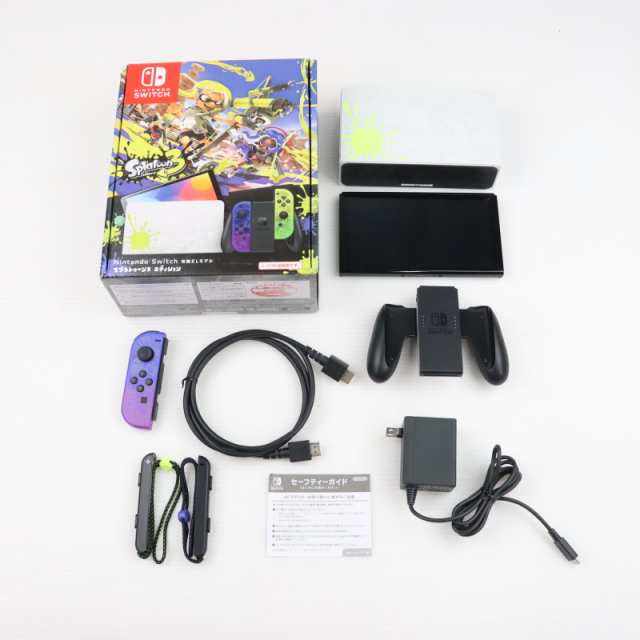 中古即納】[本体][Switch]Nintendo Switch(有機ELモデル) ニンテンドースイッチ スプラトゥーン3エディション(HEG-S-KCAAA)(20220826)の通販はau  PAY マーケット - メディアワールド販売＆買取SHOP | au PAY マーケット－通販サイト